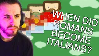 When Did the Romans Become Italians? - History Matters Reaction