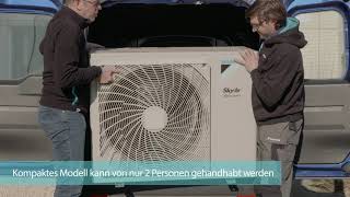 Daikin Produktvideo Sky Air Alpha Baureihe Mit Besonders Niedriger Bauhöhe