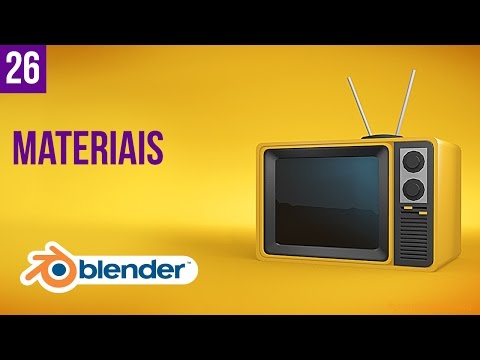 26 - Tutorial Blender Iniciante em Português - Materiais