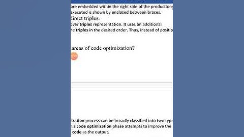 COMPILER DESIGN UNIVERSITY QUESTIONS AND ANSWERS PART-A(2)