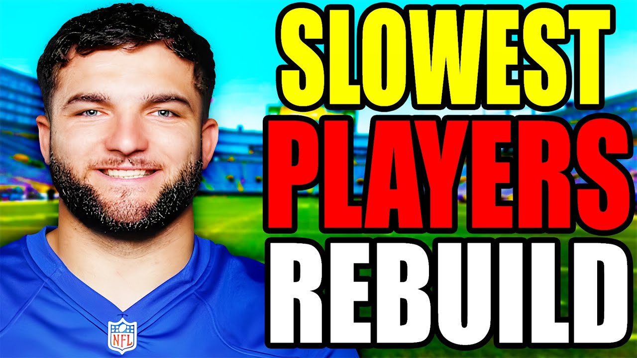 madden rebuild BUT I can ONLY add the SLOWEST players..
