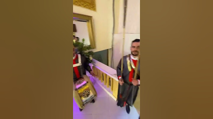 دفوع تاحناوت كهدايا للعروس بحفل زفاف لعروسين بمدينة مراكش وفق تقاليد المملكة المغربية الشريفة