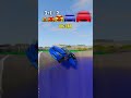 Tiny to Giant Cars vs Watercolor Engravers Crash Test! 🚘🔥 #shorts