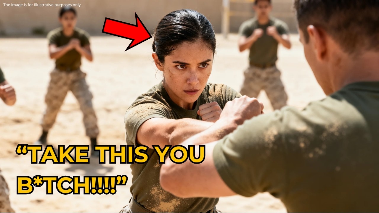 “I’M A NAVY SEAL!” THE SERGEANT SWUNG AT HER — SO SHE DROPPED HIM IN ONE HIT