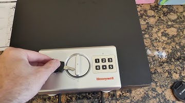 Unlock and Lock Honeywell Safe