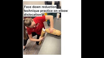 Elbow Dislocation face down reduction | Sports Medicine | Athletic Training | Navy Medicine | TCCC