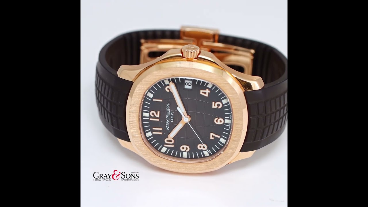 Used Patek Philippe Aquanaut 5167R 18k rose gold 41mm | Gray & Sons