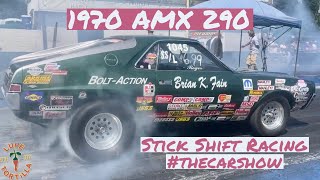 2023 Stick Shift Nationals AMC AMX Javelin 4-speed Super Stock Drag Racing Gear Jammers Pro Stick by Driver Interviews with Bobby Fazio 9,235 views 10 months ago 7 minutes, 47 seconds