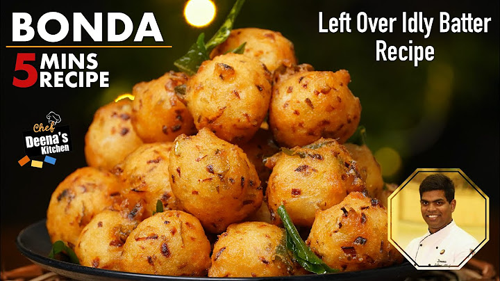 Bonda in Idli Flour | How to Make Instant Bonda | Bonda Recipe | CDK 535 | Chef Deena's Kitchen