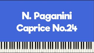 Caprice No. 24 - N. Paganini