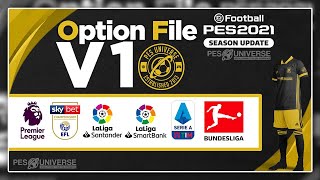 OPTION FILE V1 PARA PES 2021 | PESUniverse