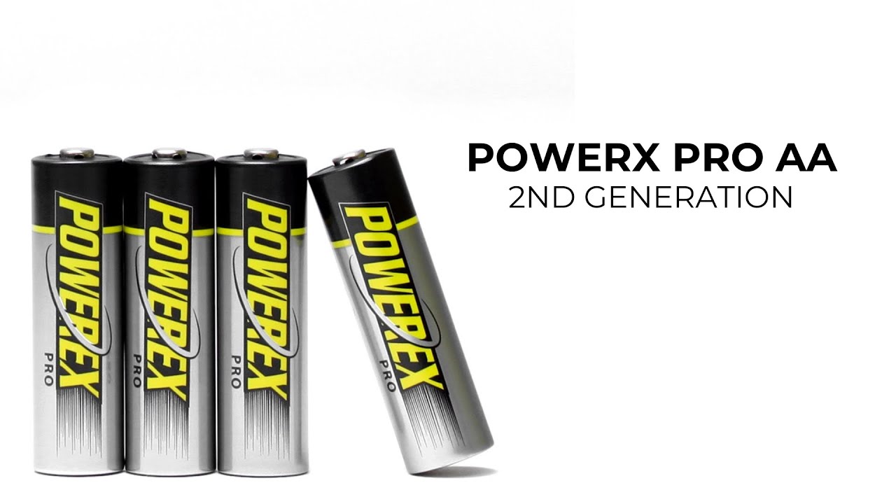 Powerex PRO AA 2nd Generation 2700mAh NiMH Rechargeable Batteries - Highlight