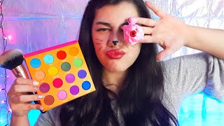 ASMR | Doing Your Halloween Makeup (Zombie) screenshot 3