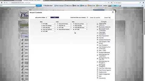 Business Contact Manager Importing Contacts for an Excel File Training
