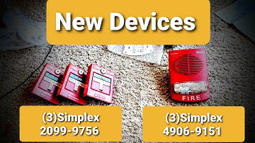 New Devices|(3)Simplex 2099-9756, (3)Simplex 4906-9151