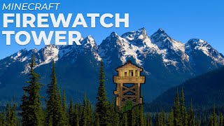Building a Minecraft Firewatch Tower - Alpine Attempts Survival (ep4)
