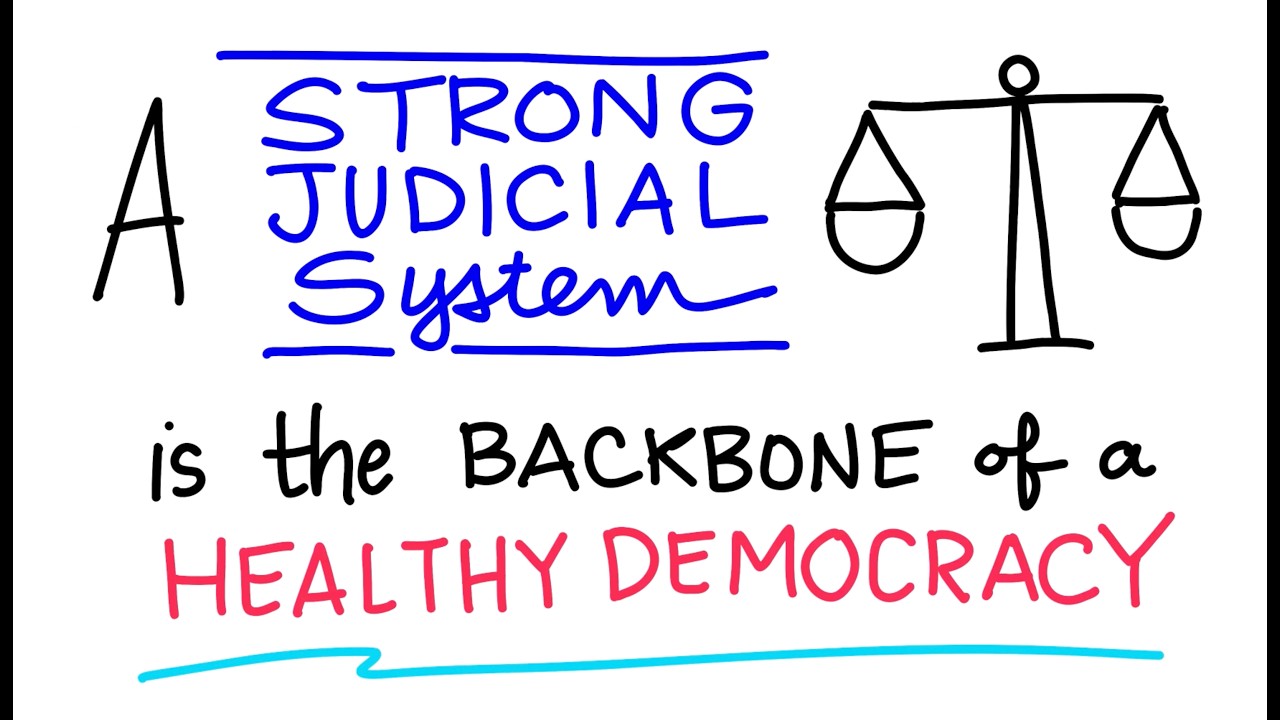 A Strong Judicial System is the Backbone of a HEALTHY DEMOCRACY