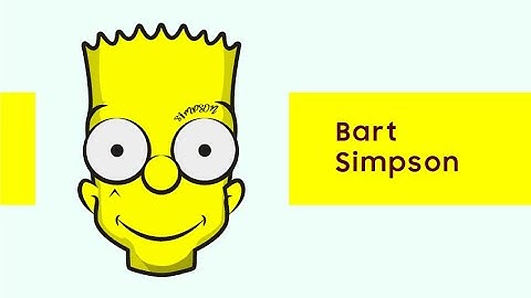 Adobe Illustrator 2019 (How To Draw Bart Simpson in Adobe Illustrator)