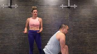 Assisted Hip and Quad Stretch