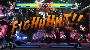 ULTIMATE MARVEL VS. CAPCOM 3 Sentinel,Akuma,Doctor Doom Requested Gameplay