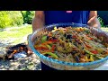 Цыгане готовят на Костре!!!Вкусный и Сытный обед из Овощей! Delicious  lunch on the FIRE!