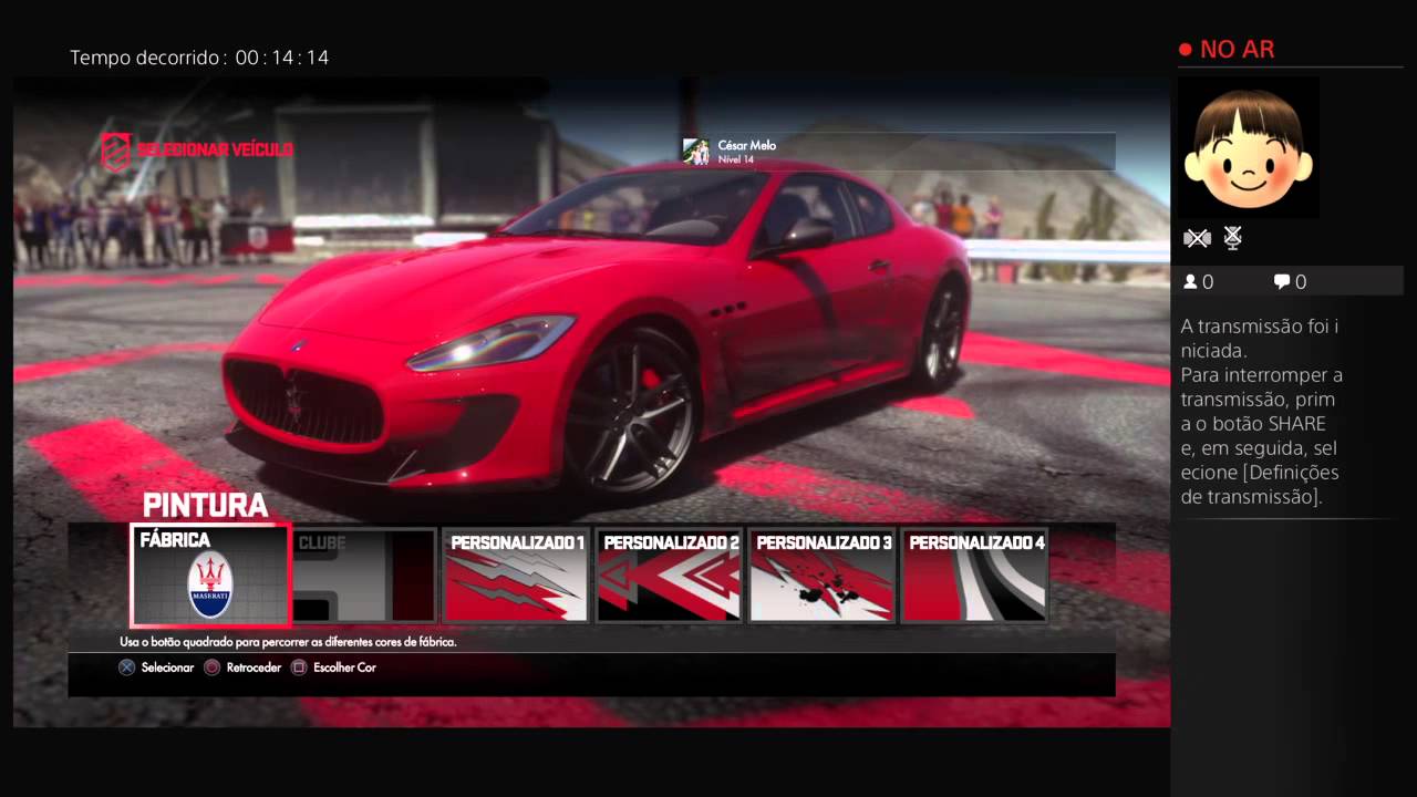 Transmissão ao vivo da PS4 de matz23