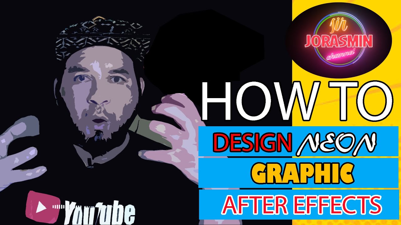 How to Create Neon Motion Graphic in After Effects | After Effects ...