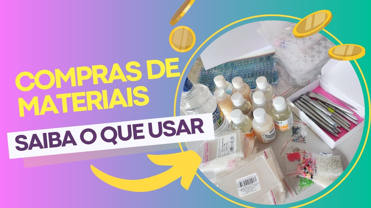 Compra de materiais, saiba o que comprar