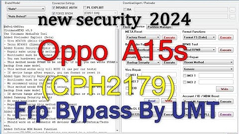 Oppo A15s(CPH2179) pattern pin unlock with umt