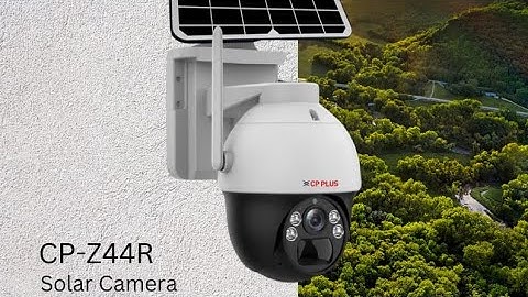 CP Plus Solar camera Installation in Telugu | cctv sales & service
