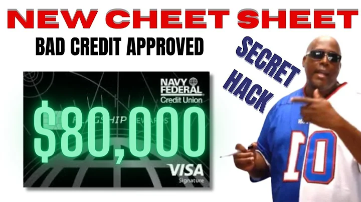 $80,000 Navy Federal Credit Card Flagship Visa! New Secret To Get This Card With Bad Credit 2023