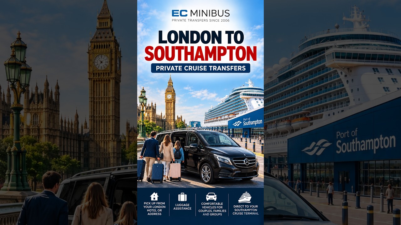 Central London to Southampton Cruise Terminal
