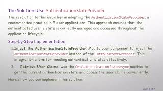Resolving User Profile Empty in HttpContext in Azure Web Apps with Authentication State Provider Profile
