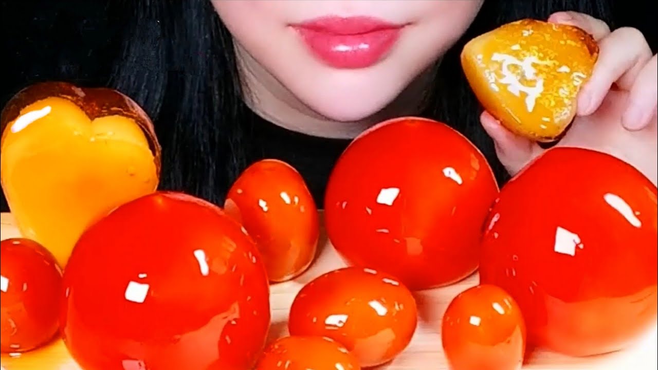 asmr 토마토 탕후루 리얼사운드 먹방 candied fruit tomato tanghulu mukbang YouTube