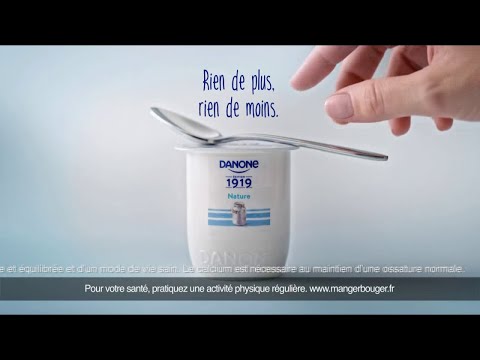 Pub Danone édition 1919 Nature janvier 2020