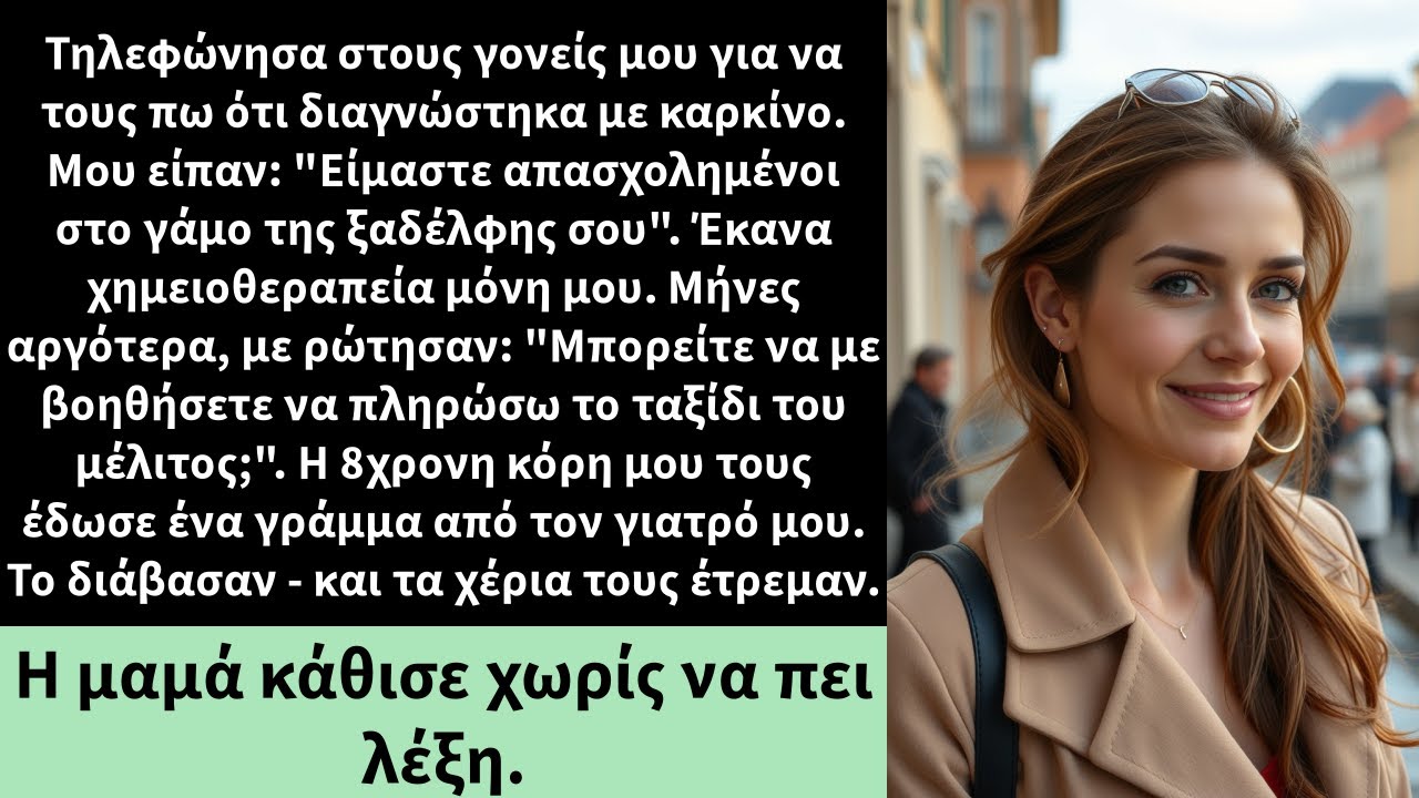 Τηλεφώνησα στους γονείς μου για να τους πω ότι διαγνώστηκα με καρκίνο. Μου είπαν: