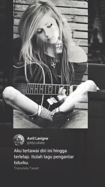Story WA Fullscreen terbaru | Avril lavigne - I Will be