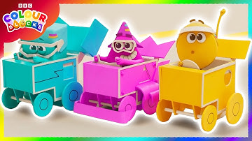 The Best of the Printing Crew! 🖶 | Learning Colours for Kids | @colourblocks