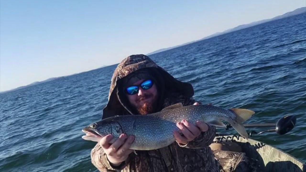 2018 spring lake trout fishing on Lake Champlain YouTube