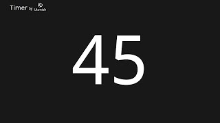 45 Second Countdown Timer