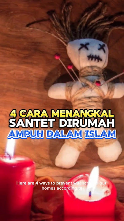 Ampuh!! 4 cara menangkal santet dirumah menurut islam #feedshorts #islam #shorts