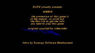 Atari ST Cracktro [266] A320 Airbus Cracktro by Elite and Synergy