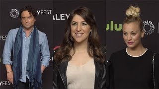 The Big Bang Theory CAST PaleyFest LA 2016 Kaley Cuoco, Mayim Bialik, Johnny Galecki