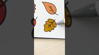 Fall leaves coloring ASMR 🧡Autumn season coloring page #coloring #asmr #satisfying