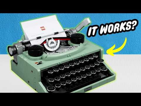 TOP SECRET LEGO Typewriter Hack You Won't Believe!