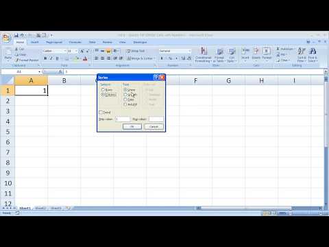 Video: How To Make Numbering In Excel