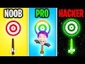 Can We Go NOOB vs PRO vs HACKER In FLYING ARROW?! (MAX LEVEL ARROW EVOLUTION!)