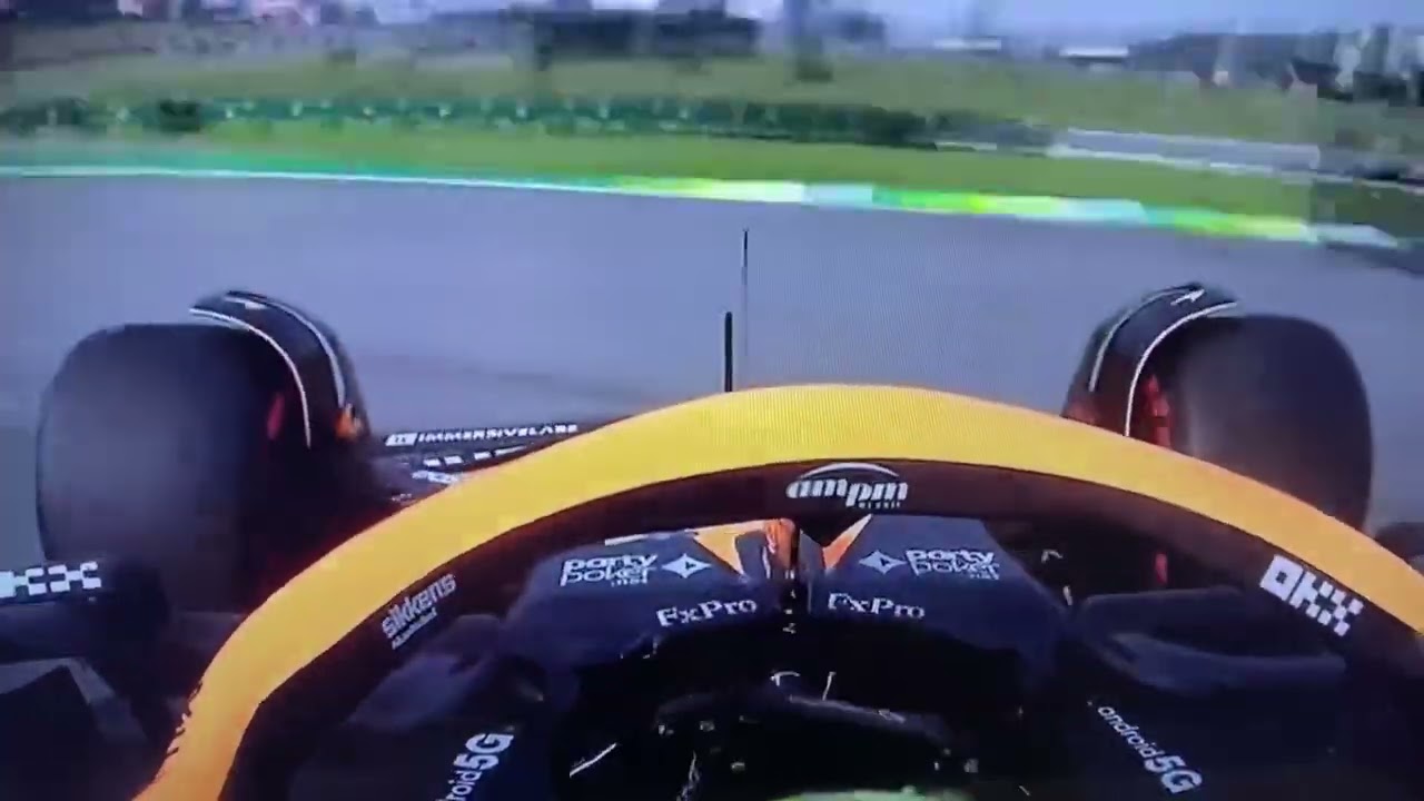 F1 2022 Brazil Turn 3 Crash Ricciardo Onboard