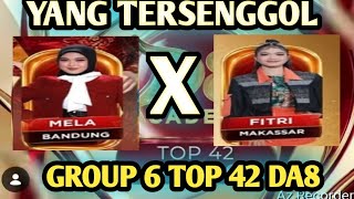 YANG TERSENGGOL GROUP 6 TOP 42 DA8 TADI MALAM
