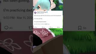 learning dad jokes, again #hayate #vtuber #twitter